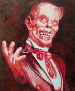 It's show time!　 2013制作　725mm×605mm キャンバスにアクリル絵具