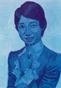 ミチル　201１制作　420mm×300mm イラストレ-ションボードにアクリル絵具