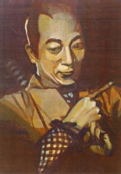 無題　 201１制作　420mm×300mm イラストレ-ションボードにアクリル絵具