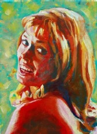 Playmate 5　2013制作　330mm×240mm キャンバスにアクリル絵具